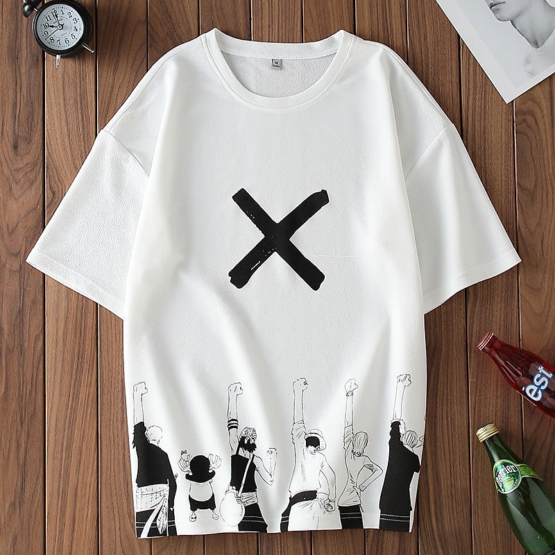 One Piece Monkey D. Luffy T-shirt Anime Cartoon Anime 3D 3D Harajuku Graphic For Couple's Men's Women's Adults' Back To School 3D Print 2025 - $17.49 –P5