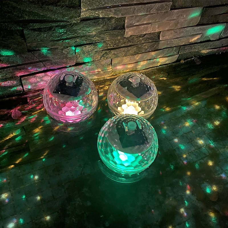 apă solară în aer liber lumina plutitoare iaz lumina led bilă magică lumină piscină grădină gazon peisaj iluminat decorativ lampă solară pentru piscină 2025 - $22.99 –P2
