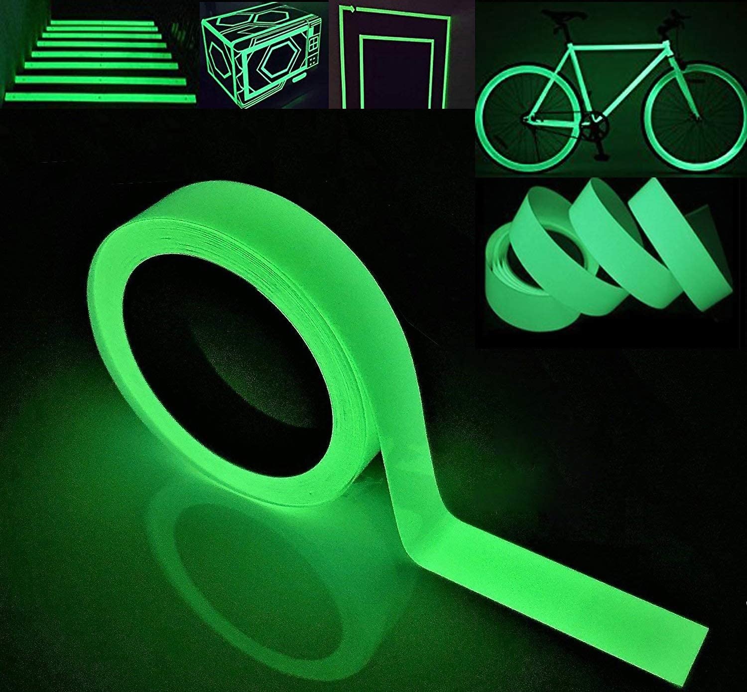 Glow In The Dark Self-adhesive Tape Light Safe Luminous Tape Sticker 1m X 3cm Waterproof Removable Durable Wearable Stable Safety 2026 - $10.49 –P4