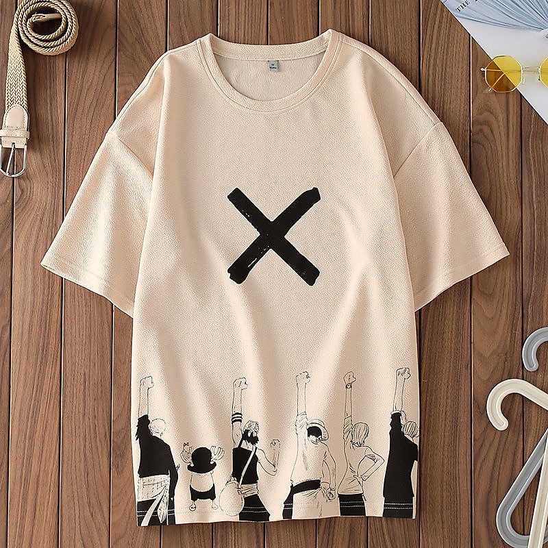 One Piece Monkey D. Luffy T-shirt Anime Cartoon Anime 3D 3D Harajuku Graphic For Couple's Men's Women's Adults' Back To School 3D Print 2025 - $17.49 –P4