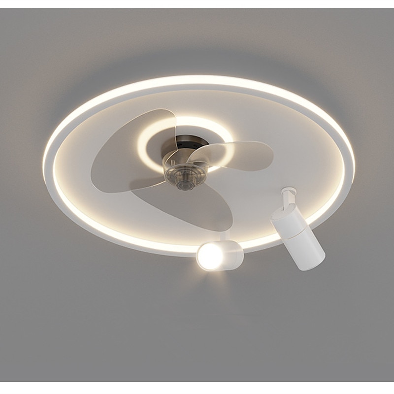 Plafoniere Led Moderne Semplice Creativo Ristorante Lampada Nordic Rotonda Intelligente Faretto Ventilatore Lampada del 2025 a $431.99 –P7