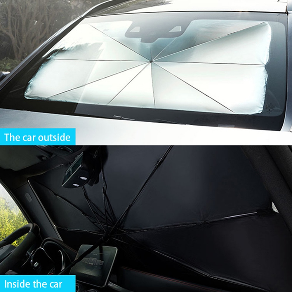 Auto Innenraum Auto Sonnenschirm Auto Windschutzscheibenabdeckung UV Schutz Sonnenschutz Frontscheibe Innenschutz Klappschirm 2025 - $23.99 –P2