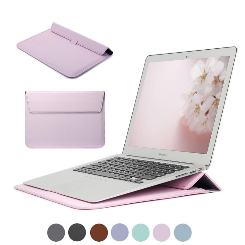 Rukávy na notebook 12 " 13.3 " 14 " palec Kompatibilní s Macbook Air Pro, HP, Dell, Lenovo, Asus, Acer, Chromebook Notebook Voděodolný Nárazuvzdorné Kožené Pevná barva pro Obchodní kancelář 2025 - $17.99 –P6
