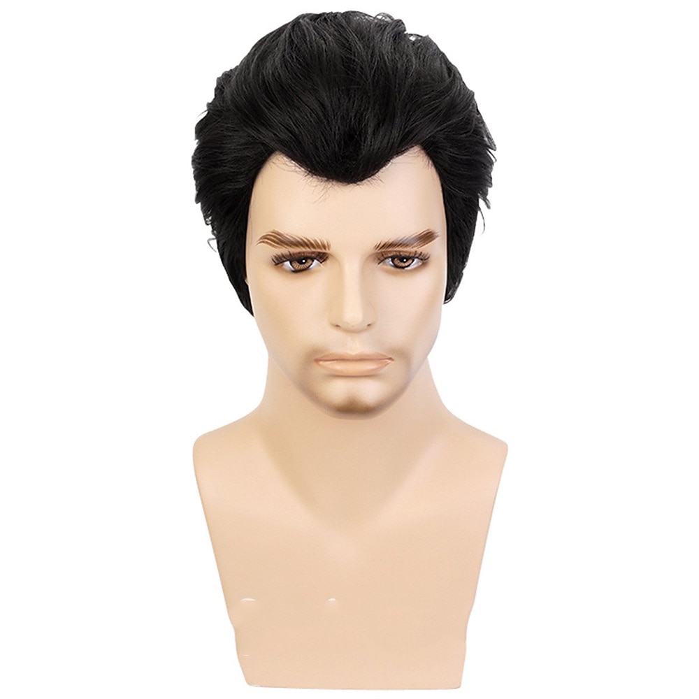 Vampire Wig Vincent Vega Wig  Men's/Boy's Black Wave Braid Cosplay Wig  Black Synthetic Wigs Halloween Wigs 2025 - $24.99 –P2