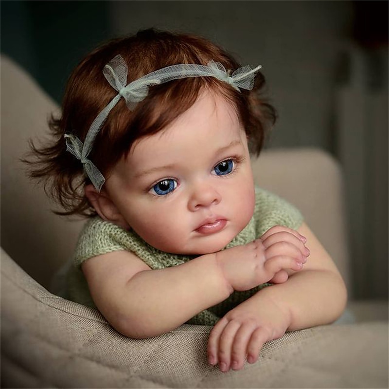 24-Zoll-Reborn-Baby-Puppe Reborn-Puppe Tutti Kleinkind Mädchen mit Genesis-Farbe hochwertige 3D-Haut mehrere Schichten Malerei sichtbare Ader 2025 - $175.99 –P3