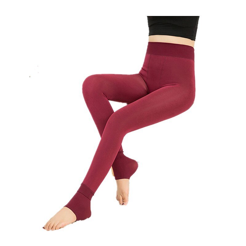 Mujer Pantalones de lana Medias Plano Media cintura Longitud total Negro Otoño invierno 2025 - $12.99 –P4