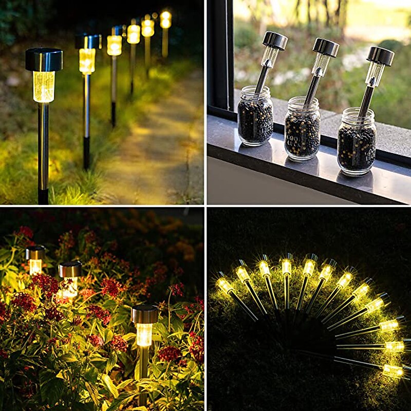 12 pièces lumières de voie extérieure lumière solaire de jardin étanche led solaire pelouse lumière jardin pont passerelle solaire paysage décoration veilleuse de 2025 ? $37.99 –P5