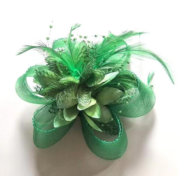 Vintage Style Elegant & Luxurious Tulle / Feathers Fascinators / Hats / Headwear with Floral / Beading 1PC Wedding / Ladies Day / Melbourne Cup Fascinators Race Day Dress 2026 - $16.49 –P7
