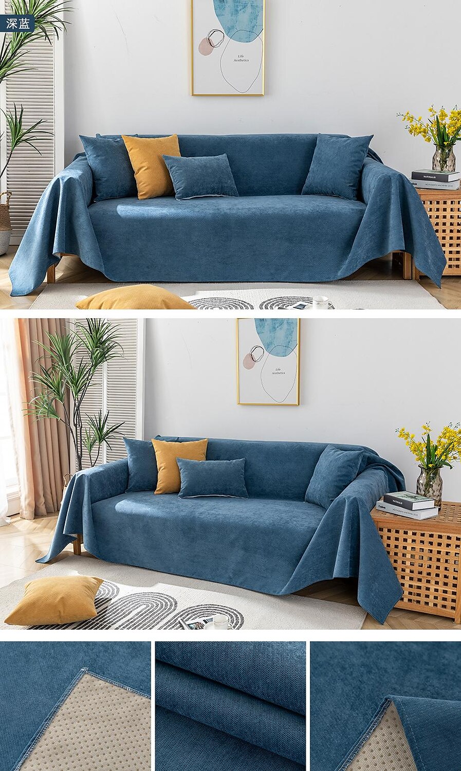 Waterproof Couch Covers Sofa Towel Blanket Farmhouse Slipcovers For Dogs Pet,Sectional Sofa Cover For Love Seat,L Shaped,3 Seater,Arm Chair,Washable Couch Durable Protector 2025 - $40.99 –P7