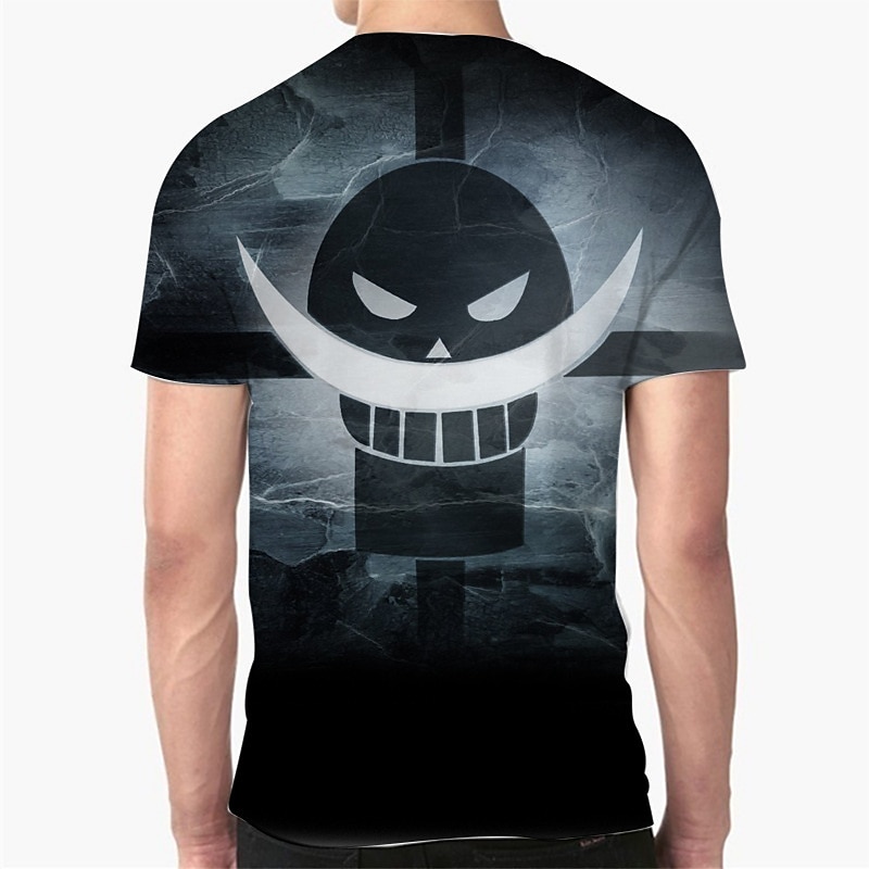 One Piece Monkey D. Luffy T-skjorte Anime Tegneserie Animé 3D 3D Harajuku Graphic Til Par Herre Dame Voksne Tilbake til Skolen 3D-utskrift 2025 - $17.99 –P8