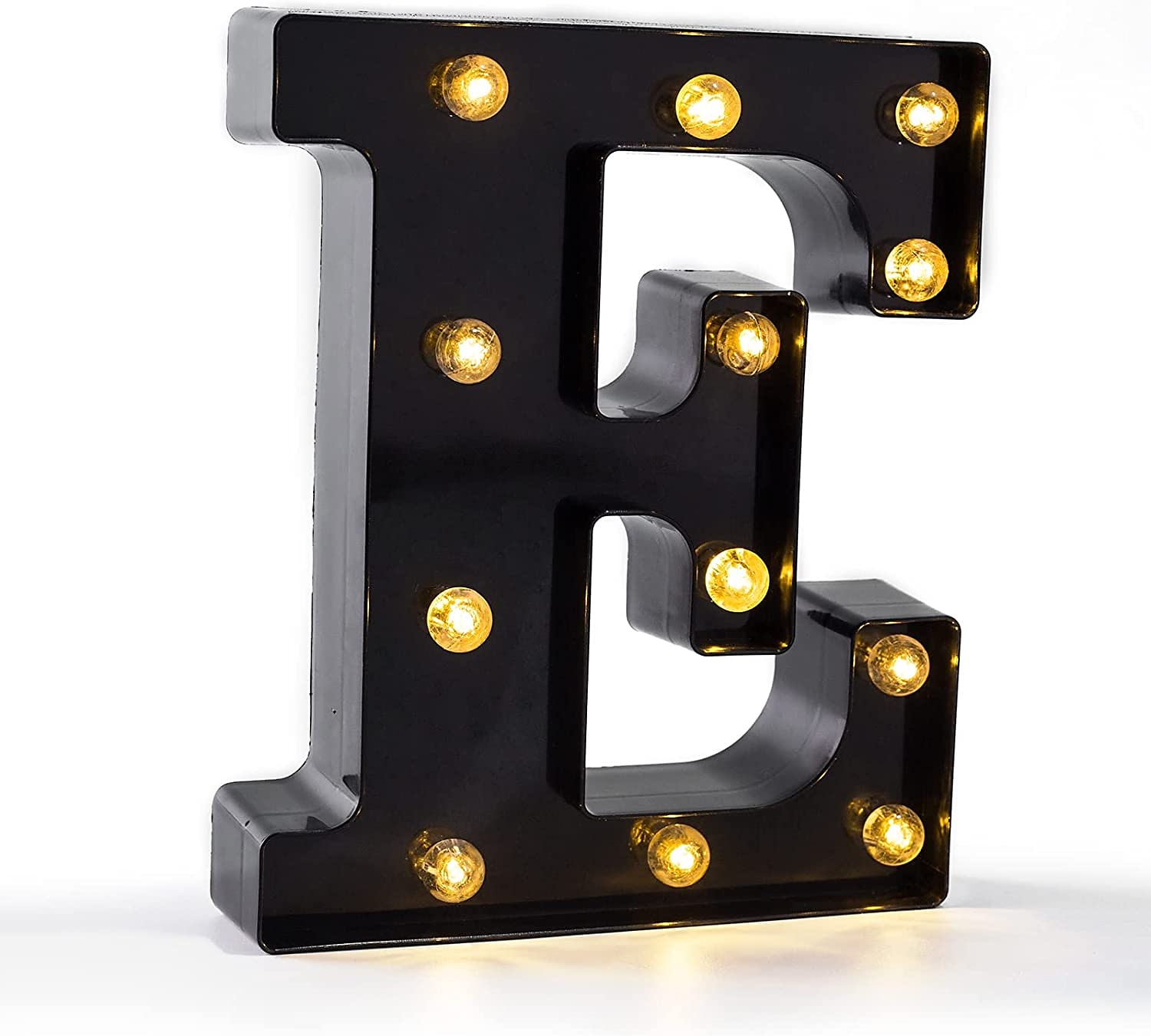 lettere a led luci 26 alfabeto & lampade arabe decorative nere a batteria per feste di matrimonio, compleanno, casa, bar (nero freddo) di nuova concezione del 2025 a $11.99 –P10