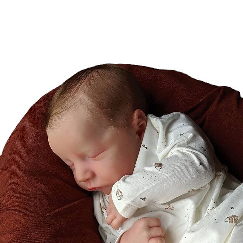 Muñeca reborn de 19 pulgadas, cuerpo completo, muñeca recién nacida, levi, silicona suave, flexible, tono de piel 3d con venas visibles, muñeca pintada a mano 2025 - $147.99 –P4