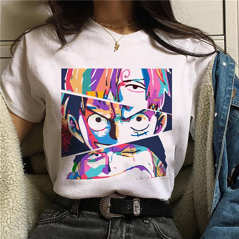 One Piece Monkey D. Luffy Roronoa Zoro T-shirt Anime Cartoon Anime Harajuku Graphic Kawaii For Couple's Men's Women's Adults' Back To School Hot Stamping 2025 - $17.49 –P1