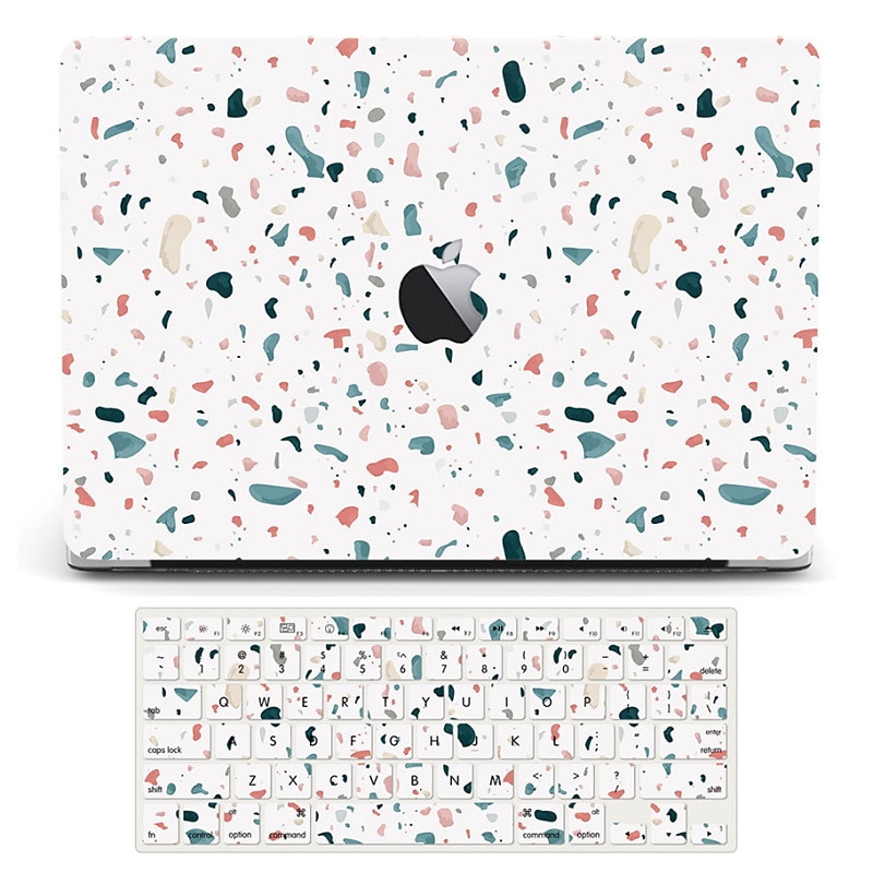 capa para macbook air touch id retina display laptop capa dura de plástico com capas de teclado para 2021 2020 2019 2018 a2337 a2179 a1932 de 2025 por $24.99 –P6