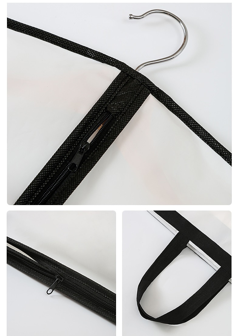 Clothes Dust Cover Garment Bag for Suit Dress Jacket Coat, Dustproof Breathable Protector for Travel, Wedding Dress Bridal Gown Long Storage Bag, Thickened Cover 2026 - $19.99 –P6