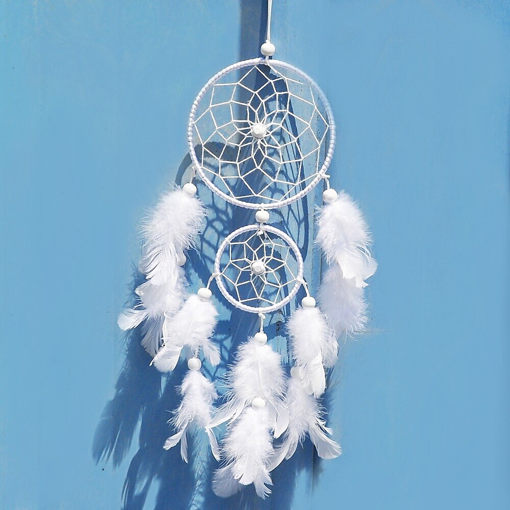 boho dream catcher χειροποίητο δώρο κρέμονται στον τοίχο διακόσμηση ντεκόρ τέχνη στολίδι φτερό φεστιβάλ για παιδικό υπνοδωμάτιο γαμήλιο φεστιβάλ 55 * 11cm 2025 - $15.49 –P1