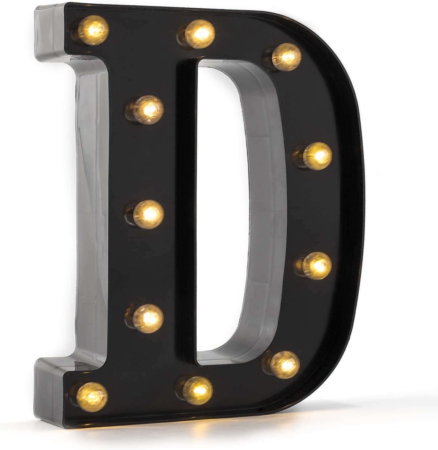lettere a led luci 26 alfabeto & lampade arabe decorative nere a batteria per feste di matrimonio, compleanno, casa, bar (nero freddo) di nuova concezione del 2025 a $11.99 –P9