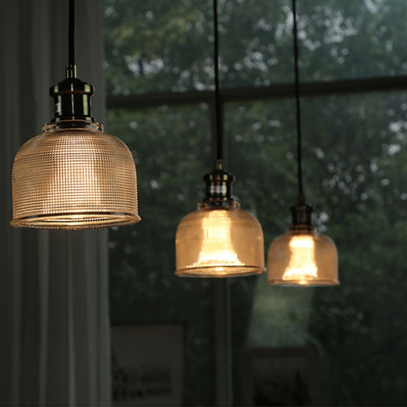 14,5 cm lampada a sospensione design singolo led vetro rame stile vintage elettrolitico stile nordico 220-240v del 2025 a $93.99 –P8