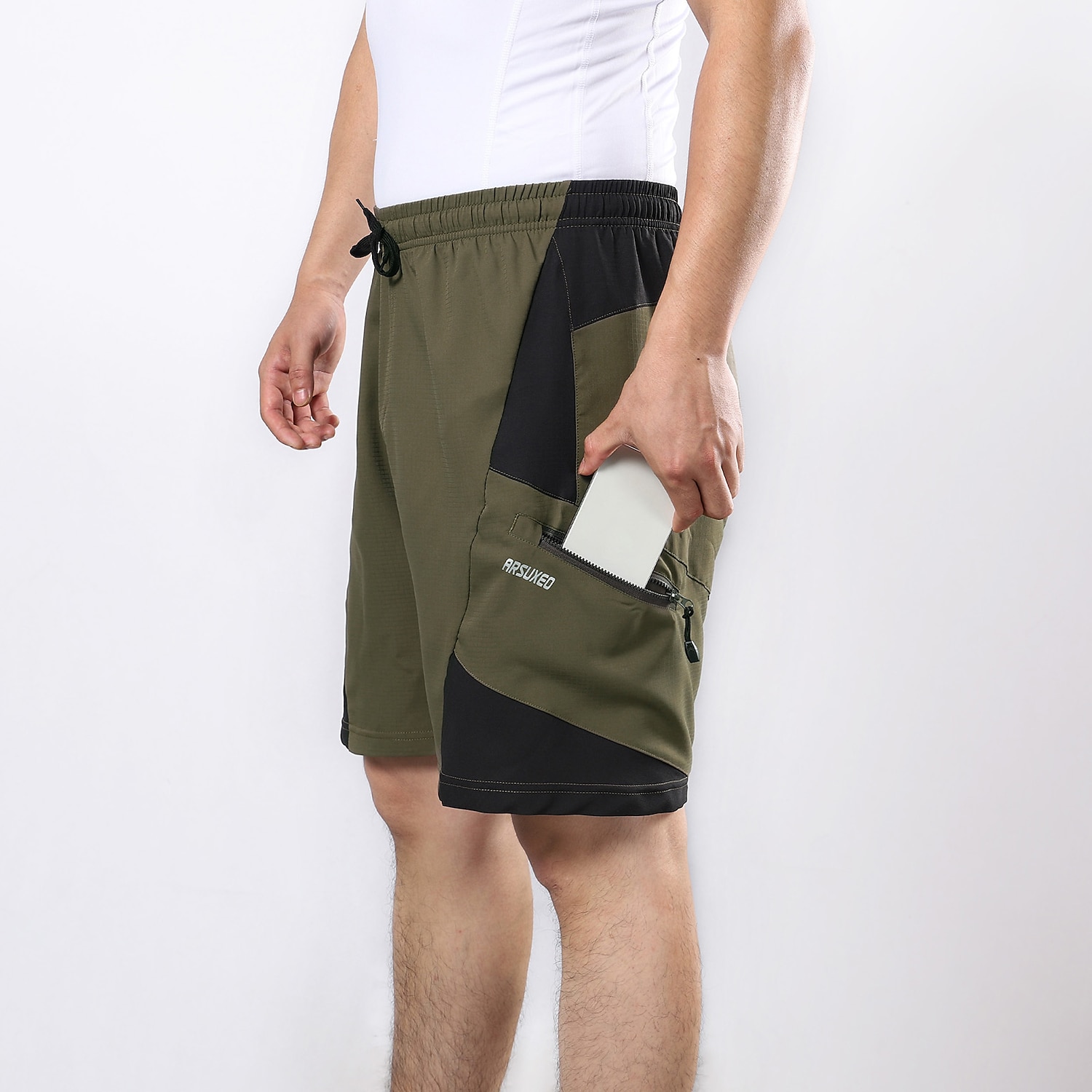 Arsuxeo Per uomo Pantaloncini per MTB Pantaloncini da ciclismo Pantaloncini da bici Bicicletta Pantaloncini Pantaloncini per MTB Adattabile Ciclismo da montagna Cicismo su strada Gli sport Pad 3D del 2025 a $41.99 –P4