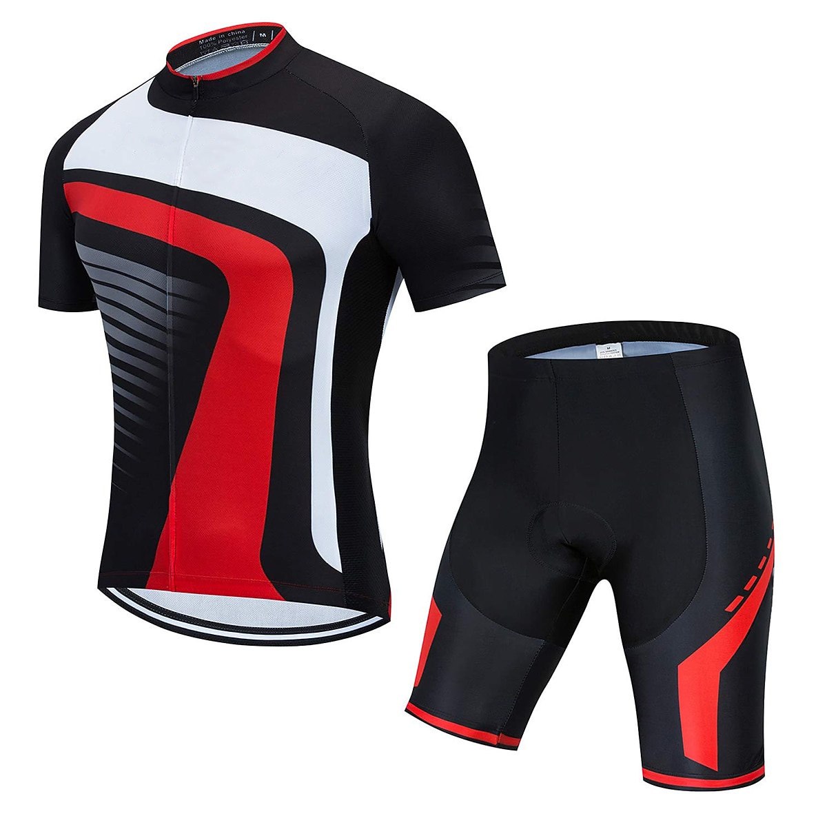 Per uomo Maglia da ciclismo con pantaloncini Manica Corta Mountain Bike MTB Ciclismo su strada Estate Primavera Blu Giallo Rosso A righe Bicicletta Cuscinetto 3D Asciugatura Rapida Tasca Posteriore del 2026 a $41.99 –P1