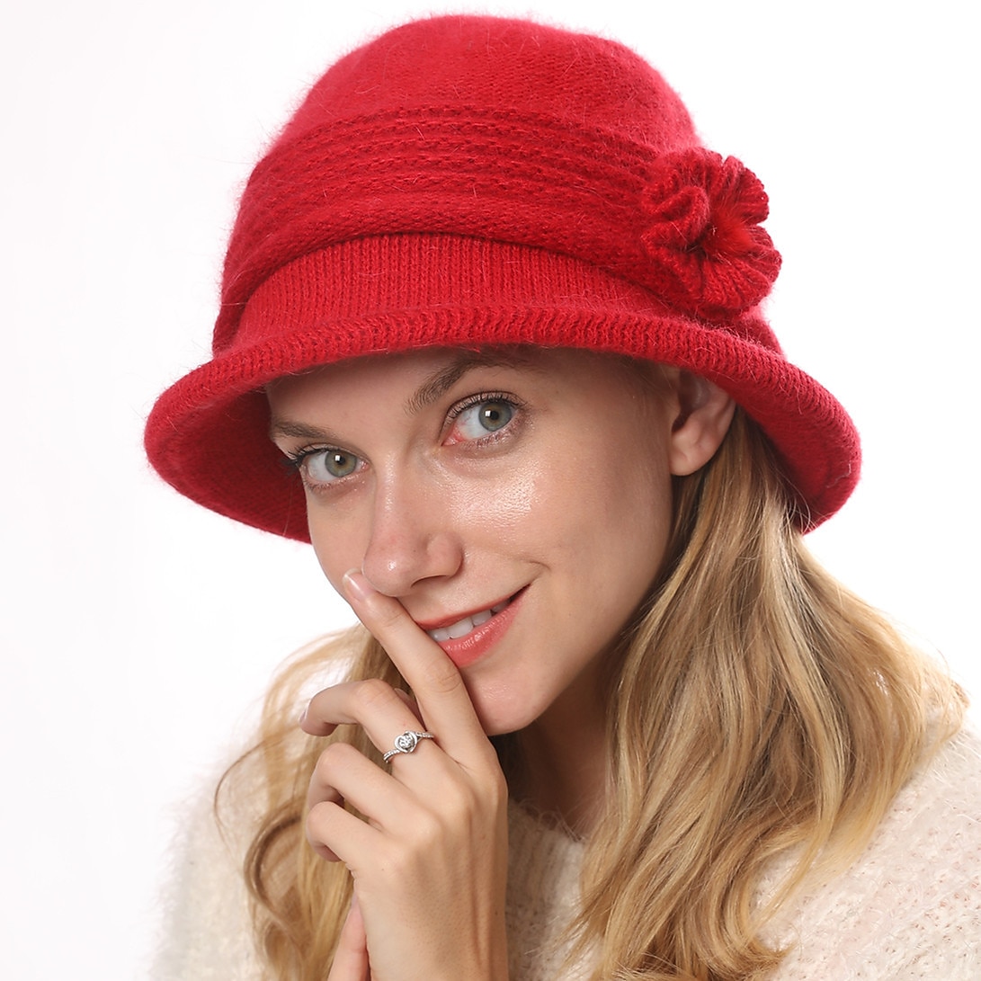 Dámské Čepice Beanie Teplá zimní čepice Denní Dovolená Plná / Jednobarevná Úplet Na běžné nošení Běžné / Denní 1 pcs 2025 - $21.99 –P1
