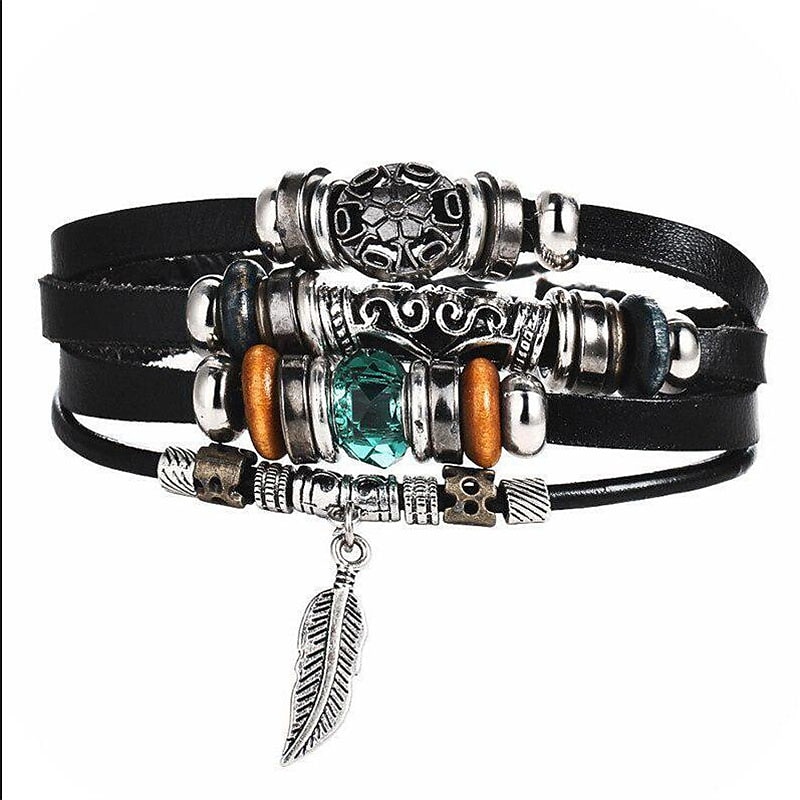 Women's Bracelets Artistic Party Color Block Bracelets & Bangles / Black / Silver / Blue / Fall / Winter 2025 - $9.49 –P6