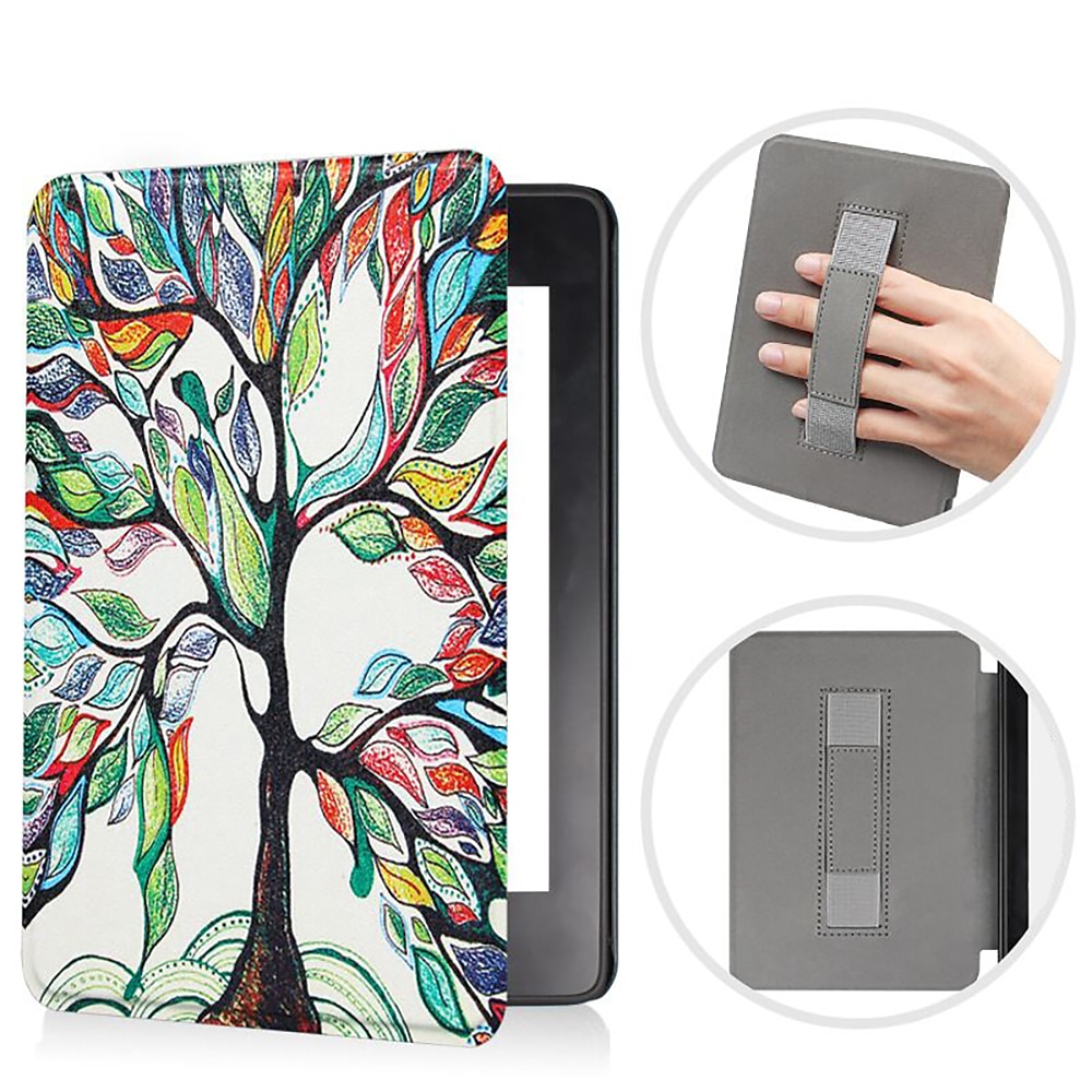 Tavoletta Custodie cover Per Amazon Kindle Paperwhite 6,8'' 11° Kindle 6"(10th Gen-2019) Manico Sveglia / Spegnimento automatico intelligente Resistente agli urti Pop art Simil-legno Fantasia del 2025 a $19.99 –P14