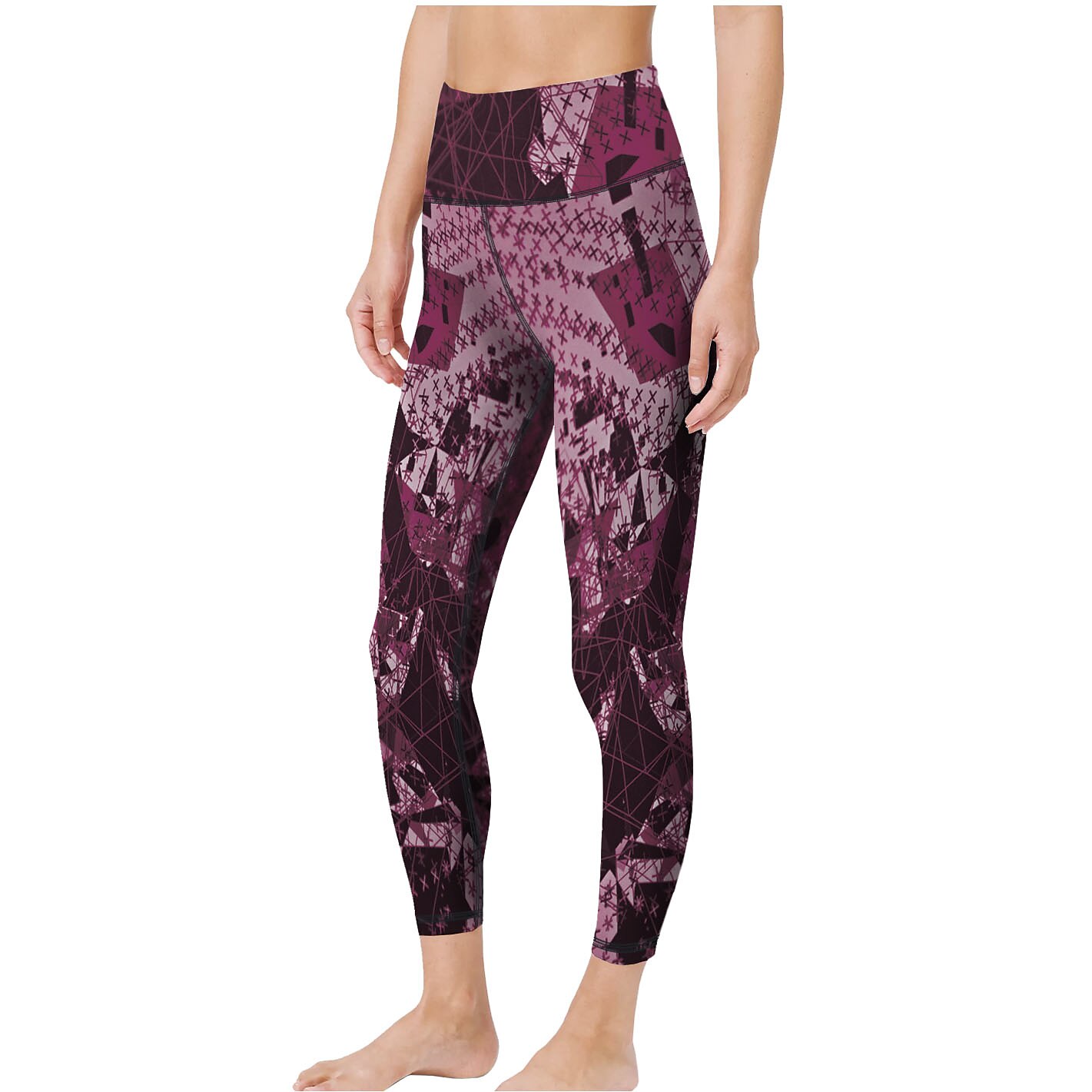 Pentru femei Sports Gym Leggings Pantaloni de yoga Talie Înaltă Spandex Verde Gri Mov Jambiere decupate camuflaj Controlul abdomenului Lift Fesier Îmbrăcăminte Îmbrăcăminte Yoga Fitness Gimnastic 2026 - $18.49 –P3