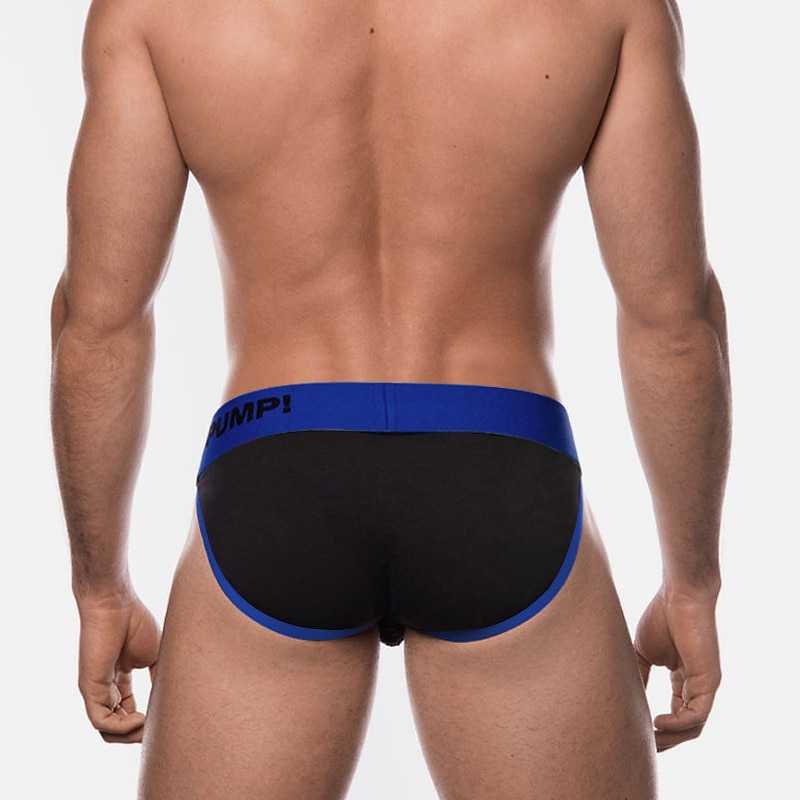 Men's 1pack Basic Panties Briefs Print Cotton Antibacterial Leak Proof Letter Mid Waist Black Red 2025 - $9.99 –P5