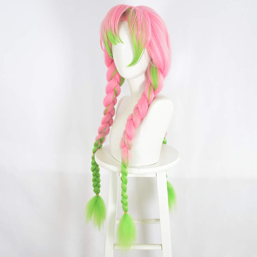 Περούκες για Στολές Ηρώων Ροζ Πράσινο Ανάμεικτο Χρώμα Ίσιο Συνθετικά μαλλιά Μακρύ Περούκες Γυναικεία Περούκες Για πάρτι 2026 - $37.99 –P3