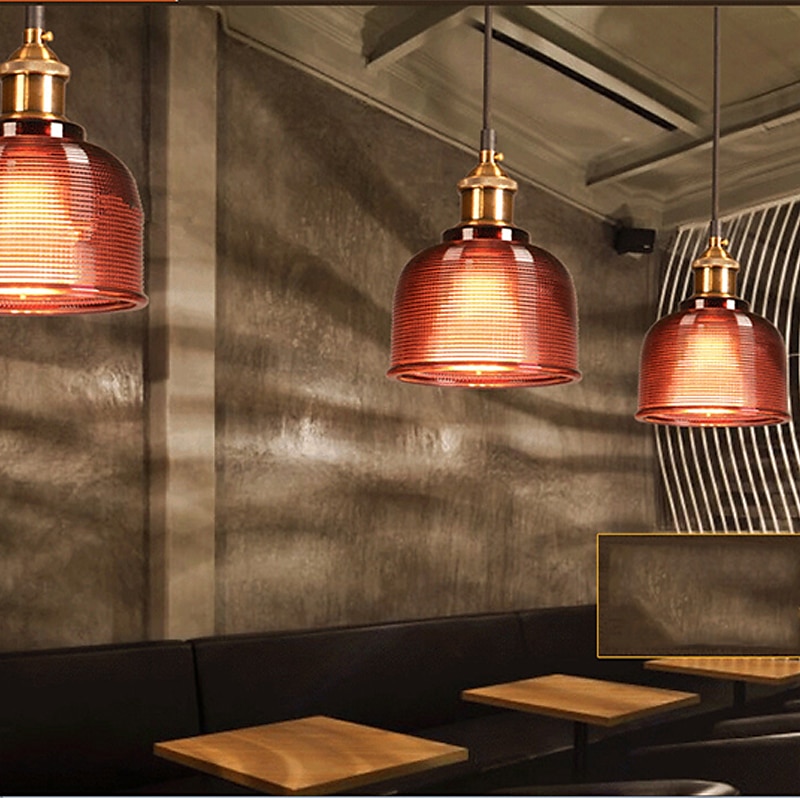 14,5 cm lampada a sospensione design singolo led vetro rame stile vintage elettrolitico stile nordico 220-240v del 2025 a $93.99 –P10