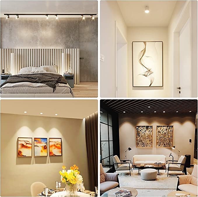 12pcs 6pcs 6W Spotlight Track LED Light Bulb 600lm GU10 20 LED Beads SMD 2835 60W Halogen Equivalent Warm Cold White 110-240V 2025 - $19.99 –P8