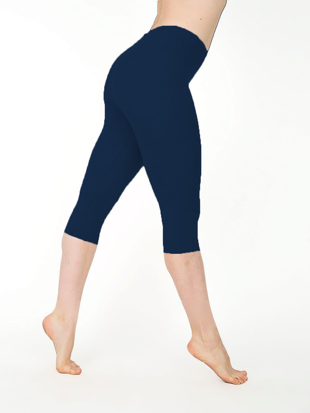 Per donna Ghette Pantaloni da yoga Sollevamento glutei Controllo addominale Vita Alta Allenamento in Palestra Corsa Fitness Leggings Capri Pantaloni Tinta unica Grigio scuro Nero Bianco Gli sport del 2026 a $10.49 –P4