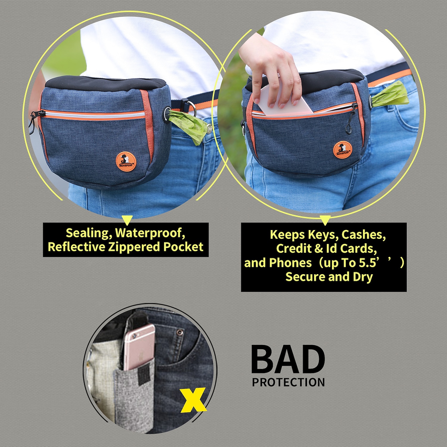 New Cross-border Pet Snack Bag Walking Dog Artifact Pet Training Pockets Outing Dog Training Snack Bag 2026 - $25.99 –P7