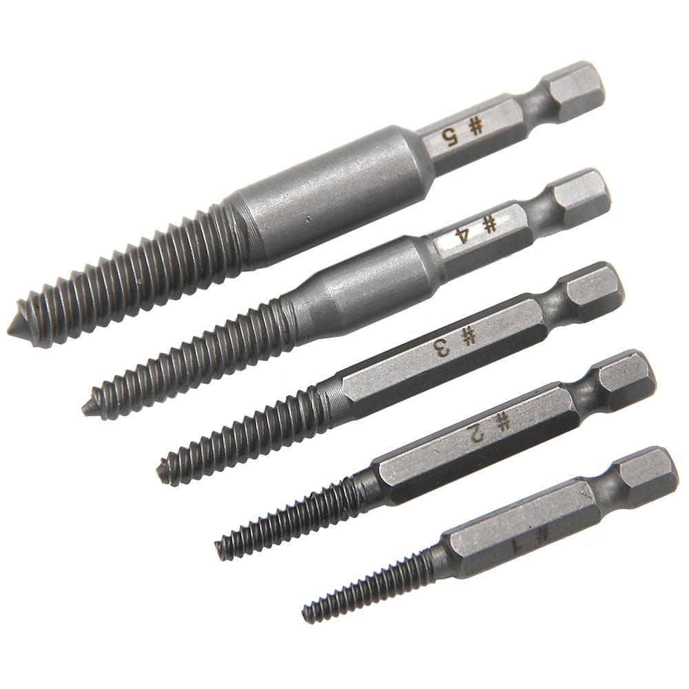 6pc Broken Wire Extractor Screw Extractor Hexagonal Handle Extractor Tool Broken Head Screw To Take Out Broken Wire 2025 - $12.99 –P12