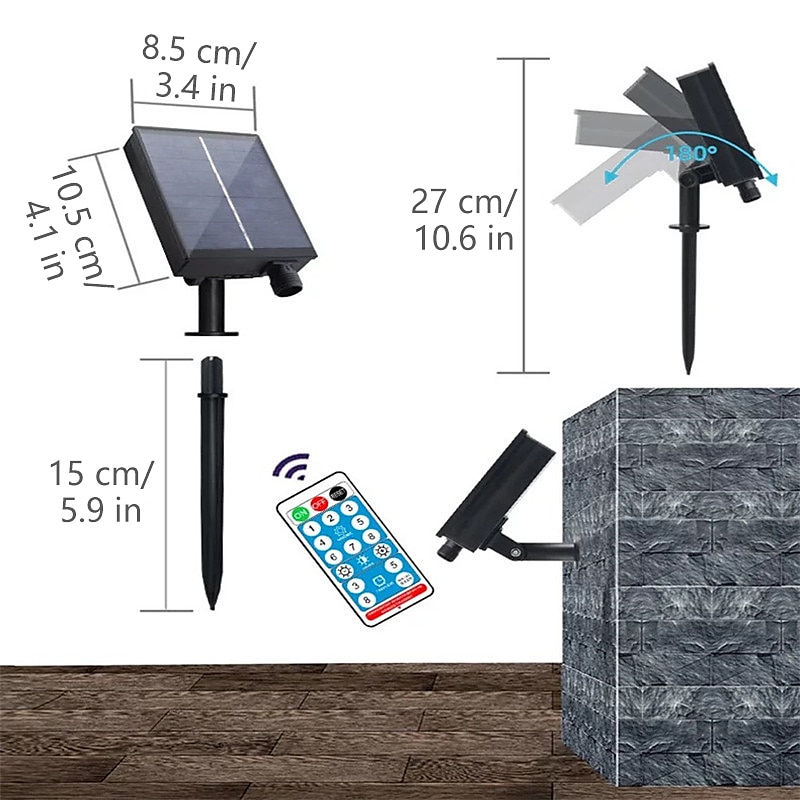 led rideau lumières solaire 3x0.5m 4mx0.6m 5x0.8 24v basse tension télécommande énergie solaire plug-in double usage guirlande lumineuse thanksgiving noël fête en plein air décoration de jardin de 2025 ? $39.99 –P1