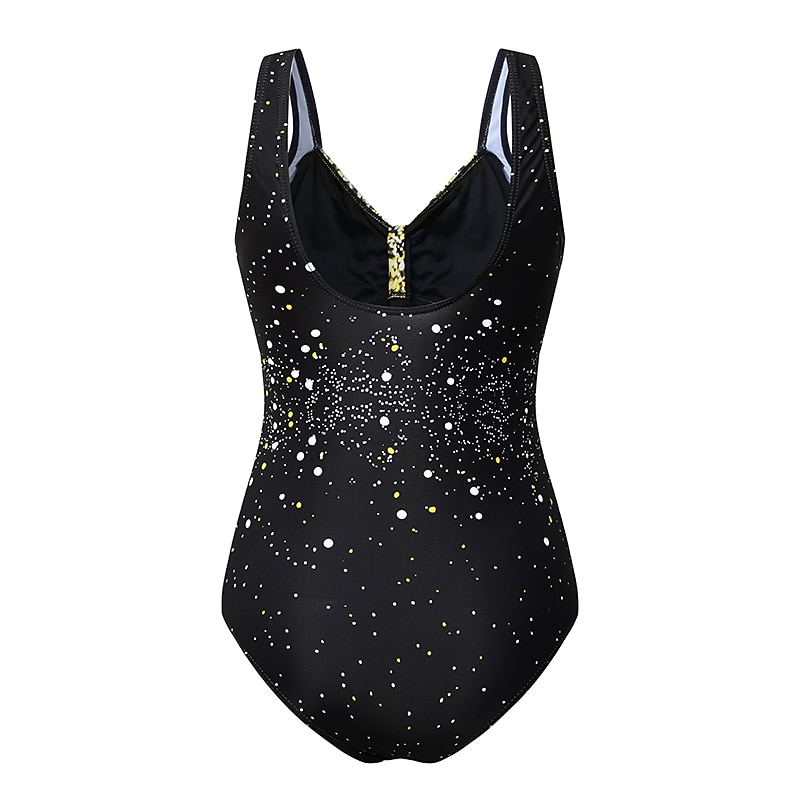 Dam Badkläder En bit Monokini Baddräkter Vanligt Baddräkt Magkontroll Ensfärgat Nyans Axelband Semester Standkläder Baddräkter 2025 - $31.99 –P5