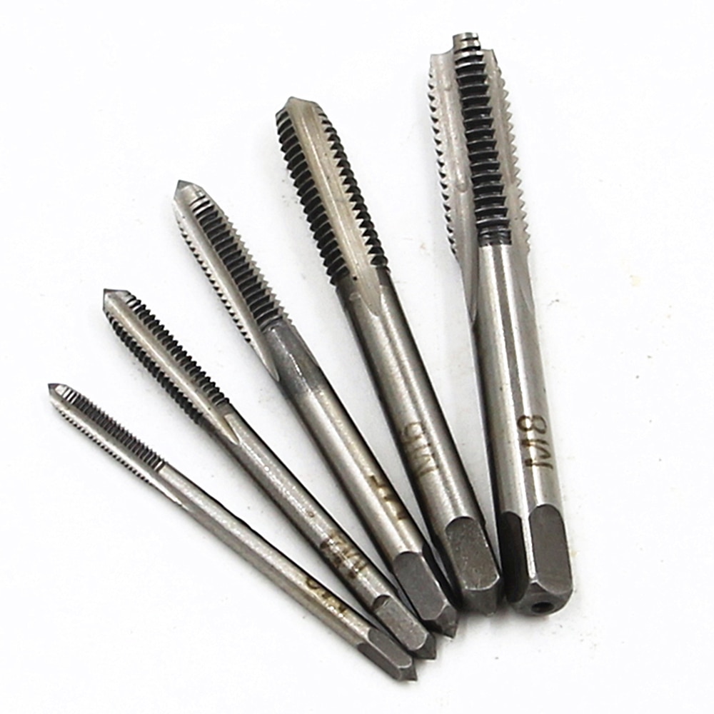 Roulement de taraud en acier pointe conique main droite cannelure droite taraud m3-m12 pour le travail des métaux outil de filetage d'usinage de moules de 2025 ? $8.99 –P6