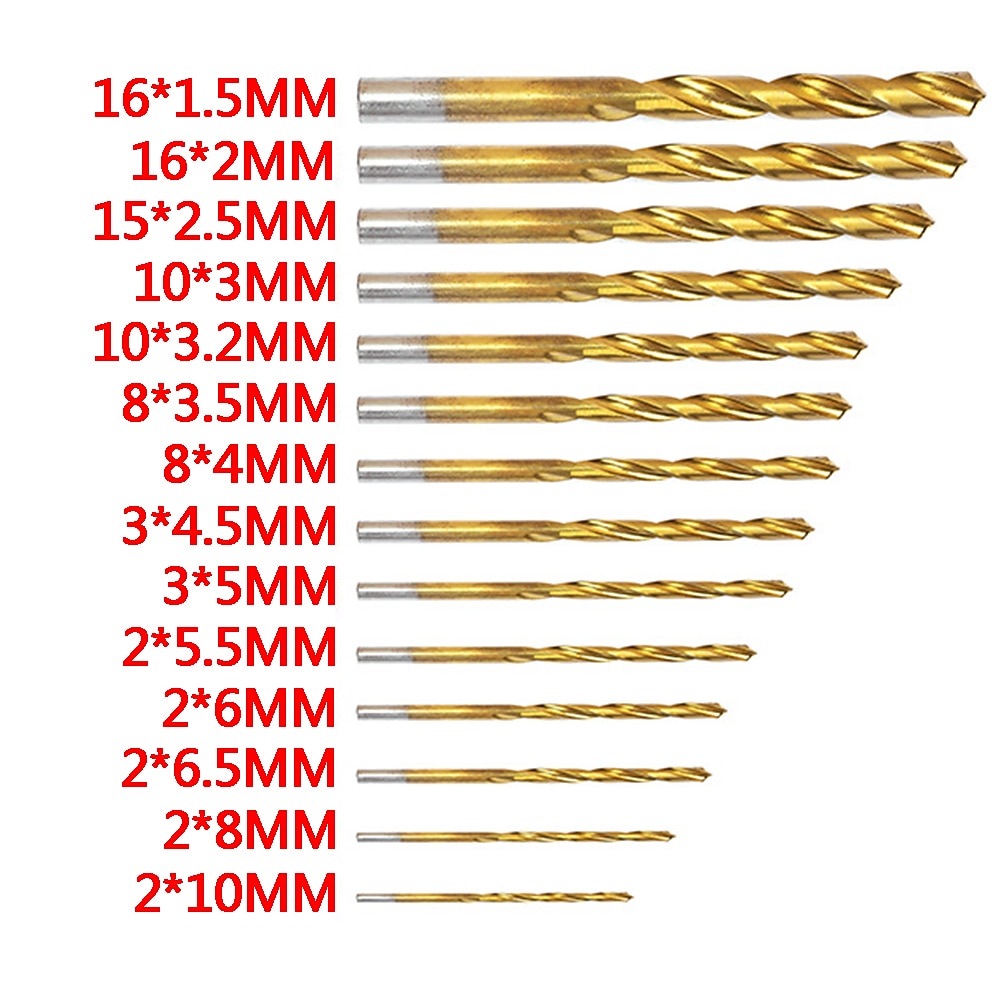 99PC Twist Drill Bit Set Saw Set HSS High Steel Titanium Coated Drill Woodworkin Tool 1.5-10mm For Cordless Screwdriver 2025 - $20.99 –P2