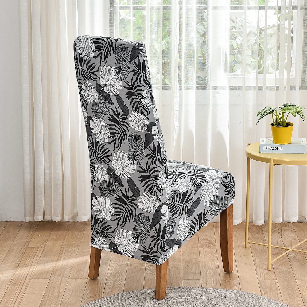 stretch matstolsöverdrag xl/överdimensionerad avtagbar tvättbar mjuk spandex hög rygg stor stolsöverdrag överdrag för matsal kök hotellbord bankett 2025 - $12.49 –P11