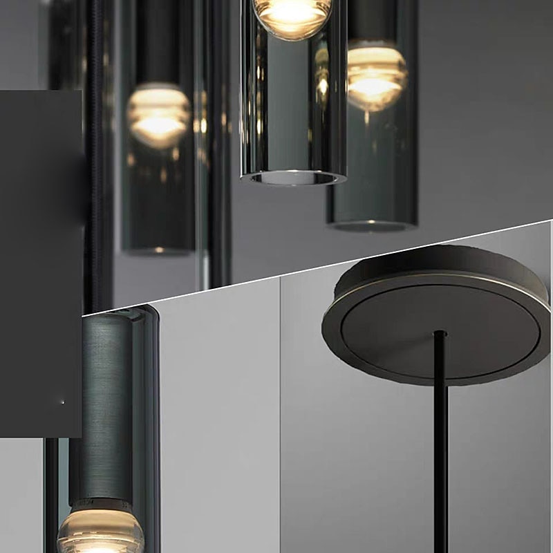 10 cm lampa wisząca led design linii geometryczne kształty metal styl vintage nowoczesny styl klasyczny nowoczesny styl nordycki 85-265v 2025 - $107.99 –P2