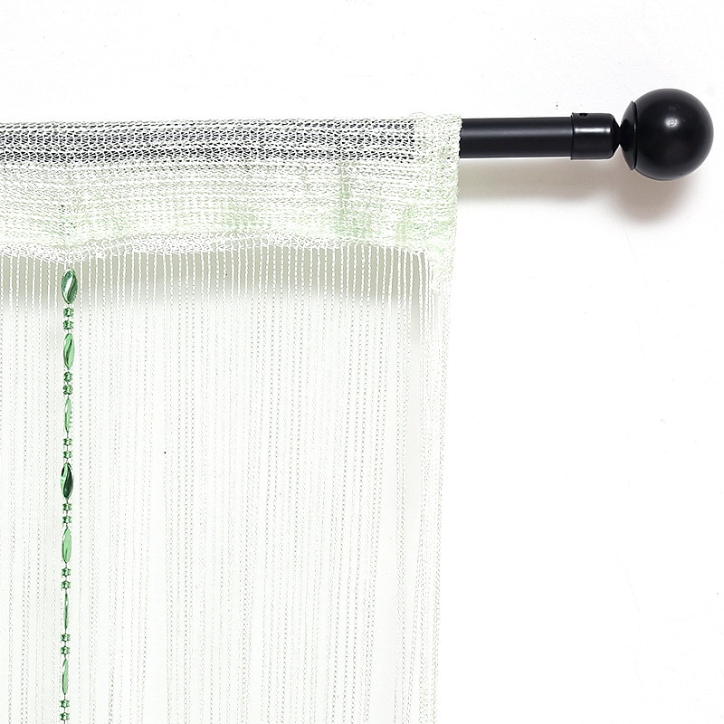 Stangentasche, bunte Strickschnur, Türvorhang, dichter Fransenvorhang, Fliegengitter, Fliegenvorhang, Raumteiler für Türfensterdekoration 2025 - $27.99 –P3
