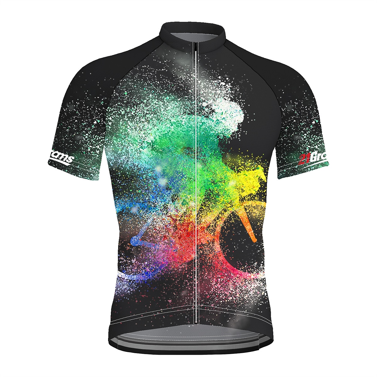 Men's Cycling Jersey Graffiti Funny Short Sleeve Bike Jersey Top with 3 Rear Pockets Mountain Bike MTB Road Bike Cycling Quick Dry Reflective Strips Back Pocket Moisture Wicking Sports Black Yellow 2026 - $30.99 –P5