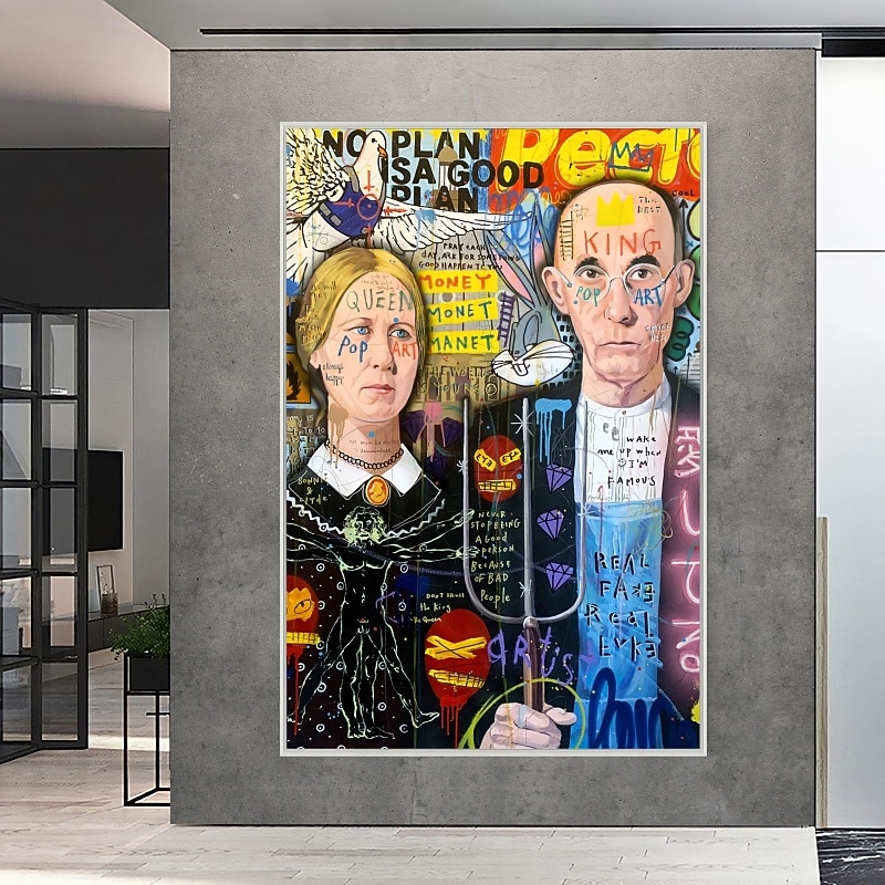 Ręcznie malowane obraz olejny wall street art mężczyźni i kobiety home decoration decor walcowane płótno bez ramki nierozciągnięte; 2026 - $948.49 –P7