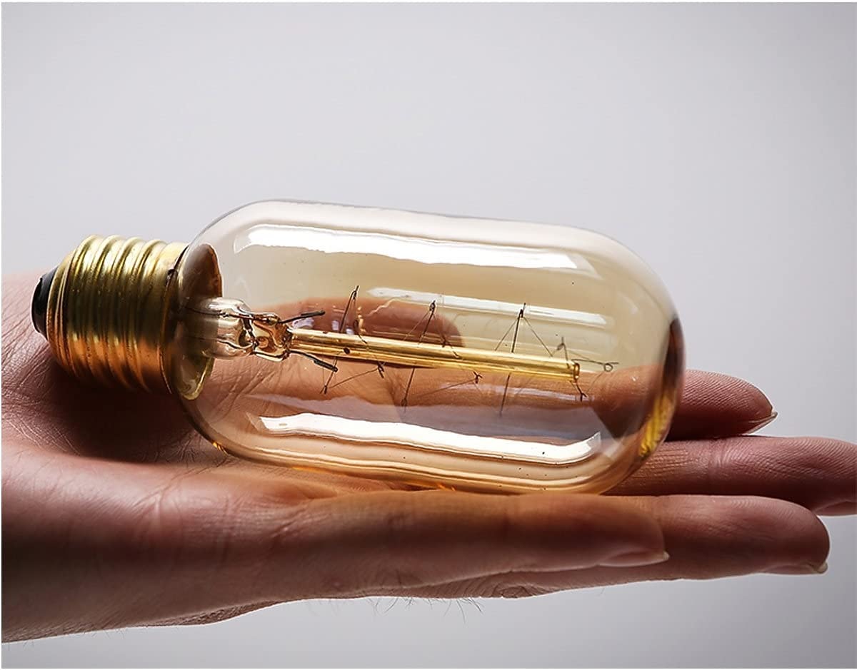 8 buc t45 vintage edison bec incandescent 40 W reglabil filament tubular antic alb cald e26/e27 lampă chihlimbar pentru corpuri de iluminat decorative ac220v ac110v 2026 - $38.99 –P1