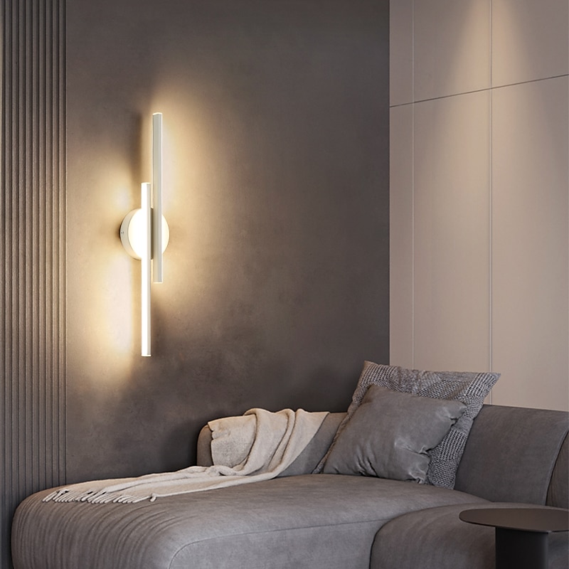 55cm 7w kinkiet kryty led nowoczesne oświetlenie próżności salon sypialnia żelaza nowoczesny kinkiet ścienny ip20 110-240v 2025 - $78.99 –P4