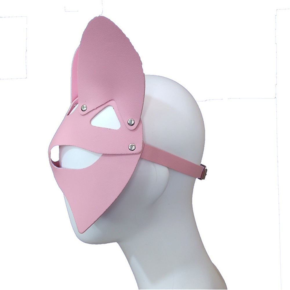 kůže sm kočka liška se zavázanýma očima flirtování cosplay prom cosplay maska sexuální hračky 2025 - $13.99 –P7