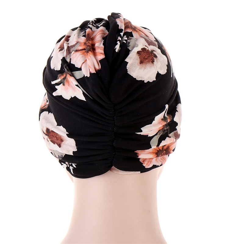 kvinner muslim daglig turban folding kors knyttet hår skjerf elastisk hodeplagg hodeplagg bandanaer dame hår hatter lue håravfall tilbehør 2025 - $3.99 –P4