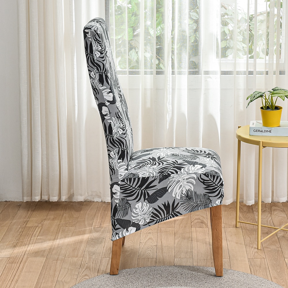 stretch matstolsöverdrag xl/överdimensionerad avtagbar tvättbar mjuk spandex hög rygg stor stolsöverdrag överdrag för matsal kök hotellbord bankett 2025 - $12.49 –P10