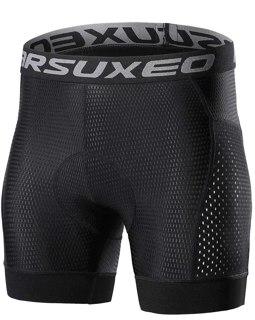 Herren Einfarbig Fahrrad Unterwäsche Fahhrad Gepolsterte Shorts / Chamois Mountainbike MTB Straßenradsport Sport 3D-Polster Radfahren Schnelltrocknend Feuchtigkeitsableitend Schwarz Rot Bekleidung 2026 - $35.99 –P16